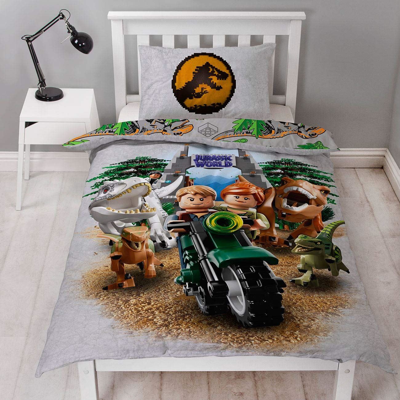 LEGO 'Jurassic World' Single Panel Duvet Set