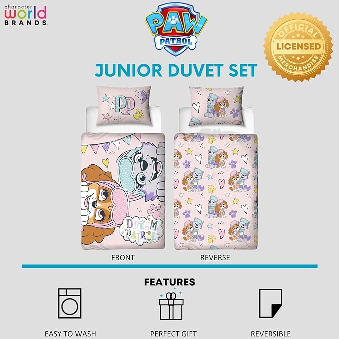 Paw Patrol 'Dream' Junior Panel Duvet Set