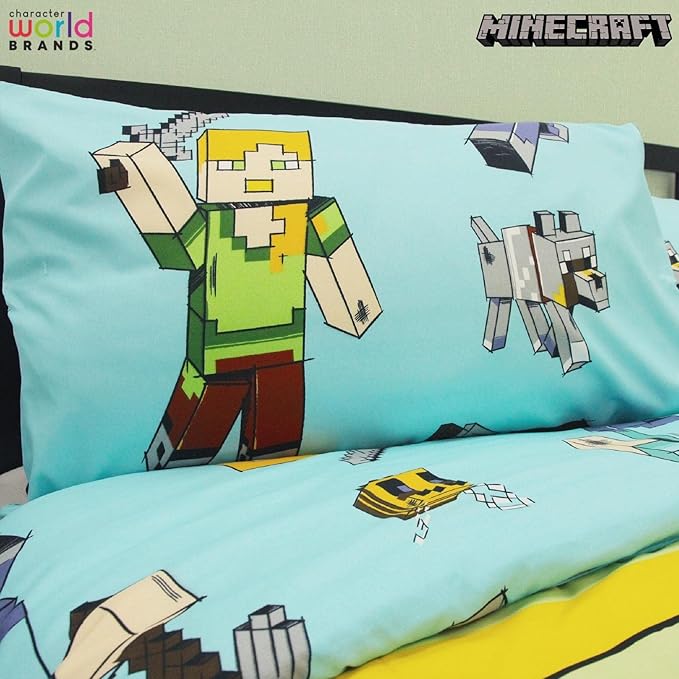 Minecraft 'Adventure' Double Rotary Duvet Set