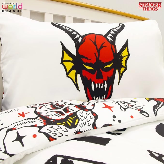 Stranger Things 'Hellfire Club' Single Panel Duvet Set