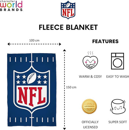 NFL American Football 'Pitch' Fleece Blanket