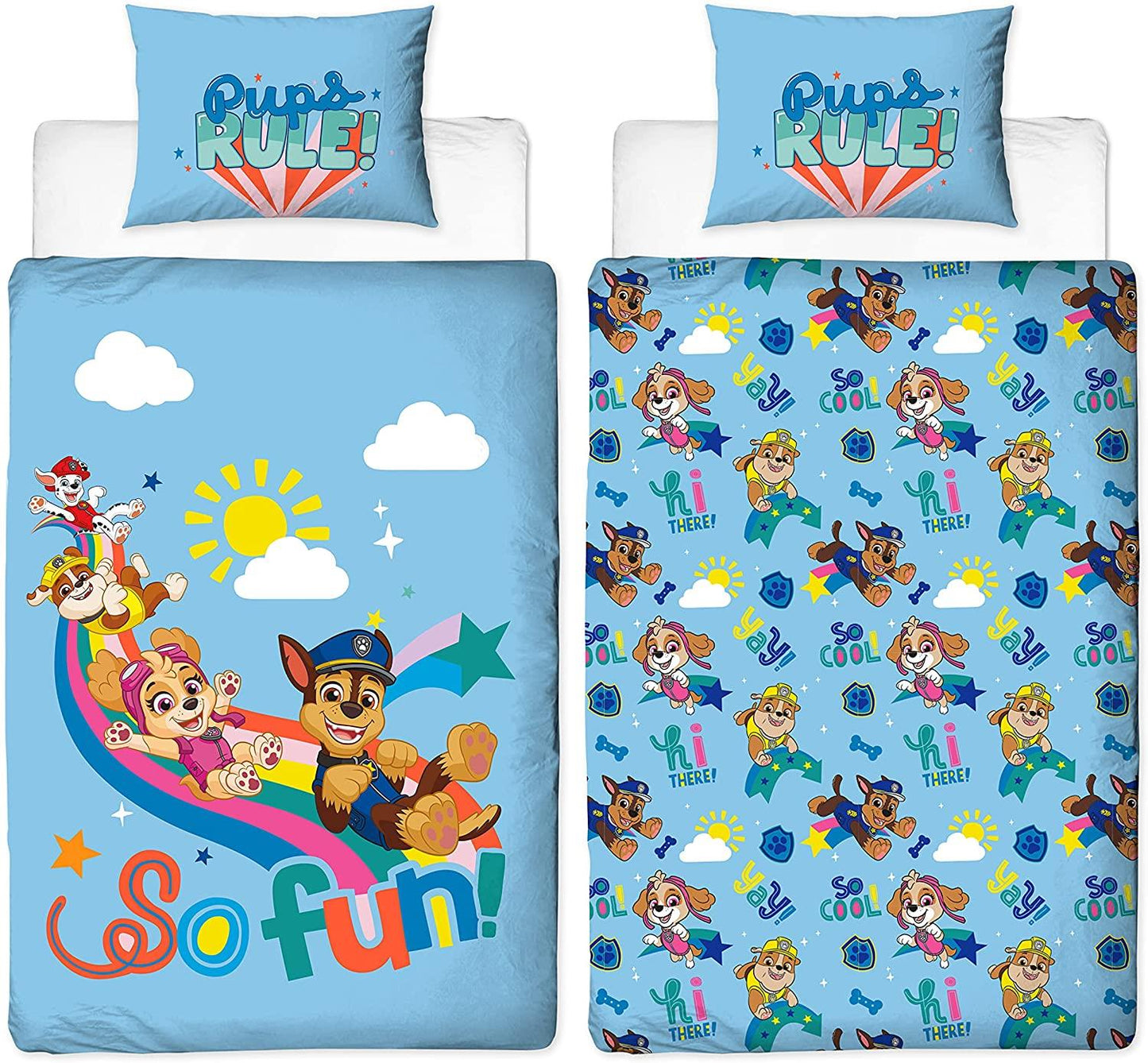 Paw Patrol 'I'm Cool' Single Panel Duvet Set