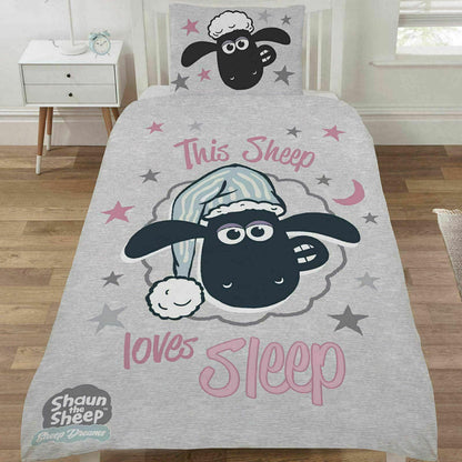 Shaun The Sheep Single Panel Duvet Set