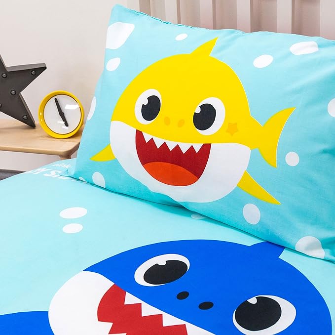 Baby Shark 'Rainbow' Single Panel Duvet Set