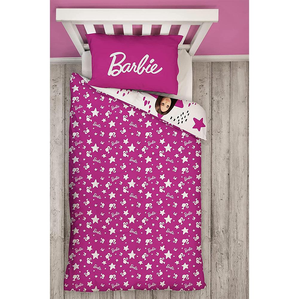 Barbie 'Stars' Single Rotary Duvet Set