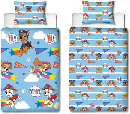 Paw Patrol 'Cool' Single Rotary Duvet Set