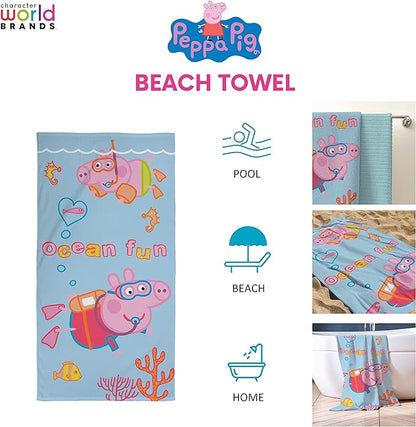 Peppa Pig 'Diving' Towel