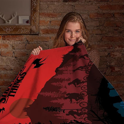Stranger Things 'Upside Down' Fleece Blanket