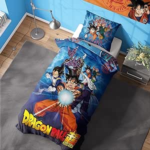 Dragon Ball Single Panel Duvet Set