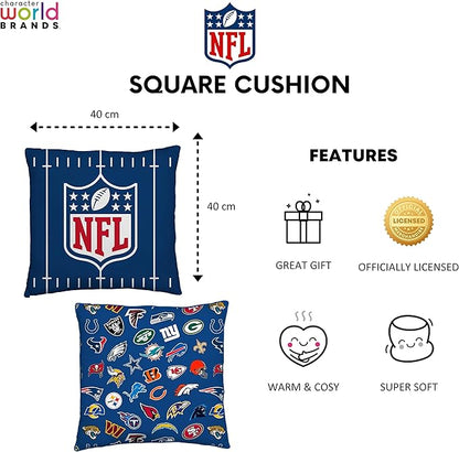 NFL American Football 'Pitch' Square Cushion