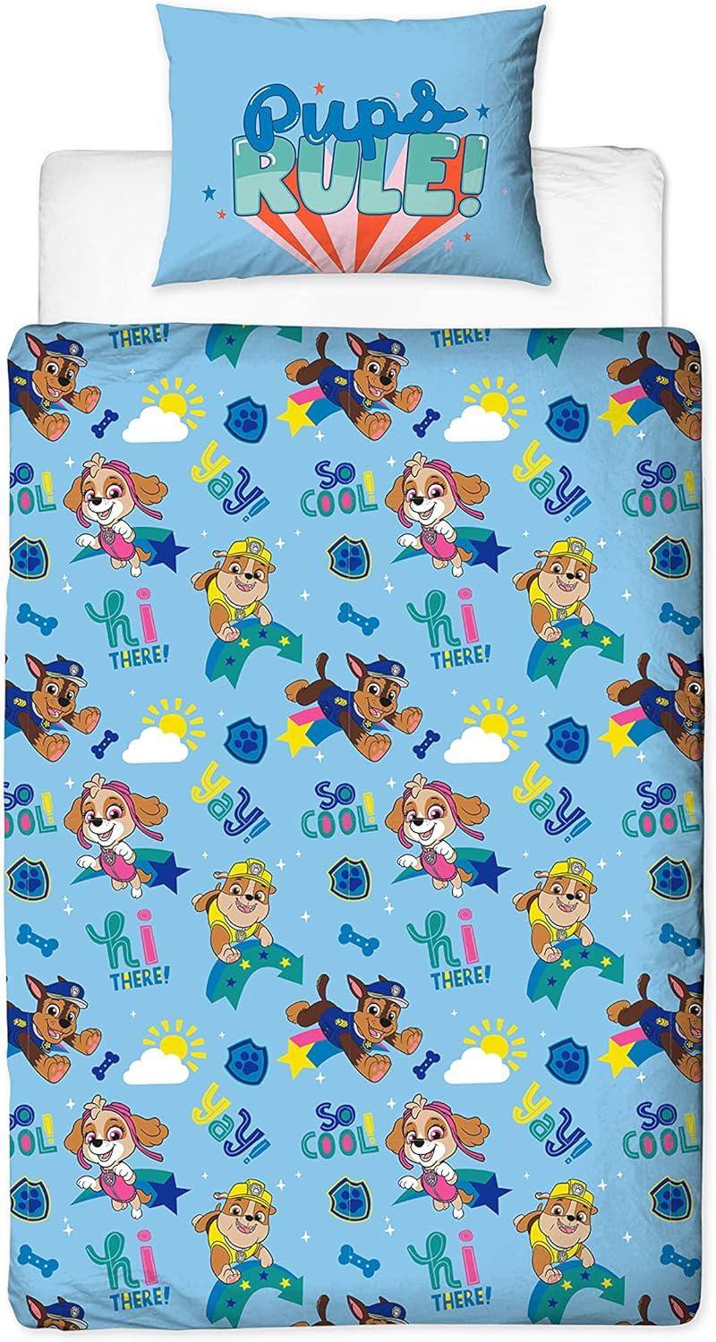 Paw Patrol 'I'm Cool' Single Panel Duvet Set