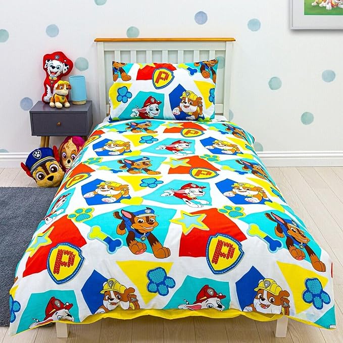 Paw Patrol 'Pawsitive' Single Panel Duvet Set