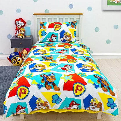 Paw Patrol 'Pawsitive' Single Panel Duvet Set