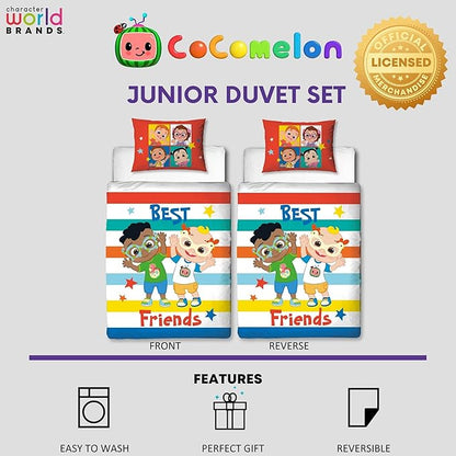 CoComelon 'Friends' Junior Panel Duvet Set