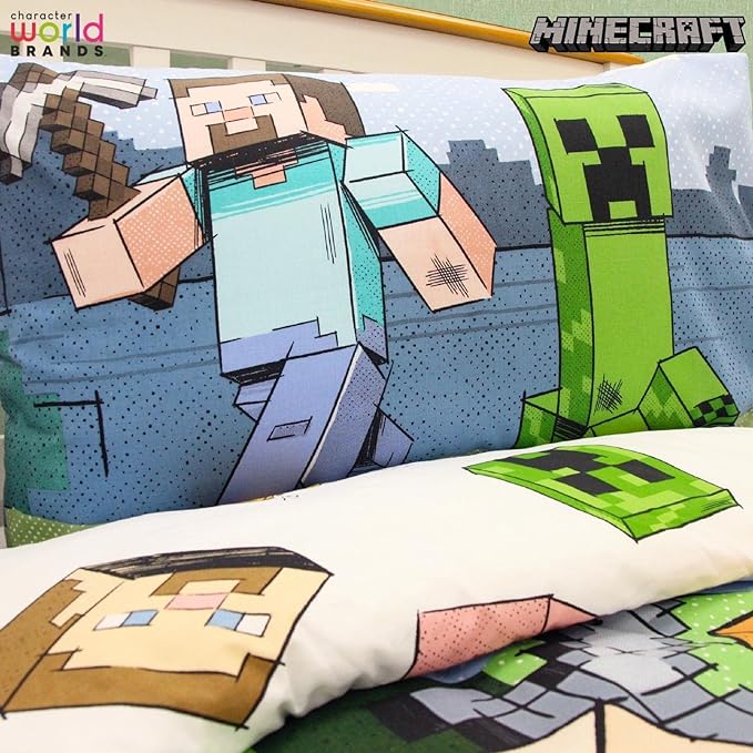 Minecraft 'Adventure' Double Panel Duvet Set