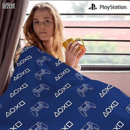 Playstation 'Game Controller' Fleece Blanket