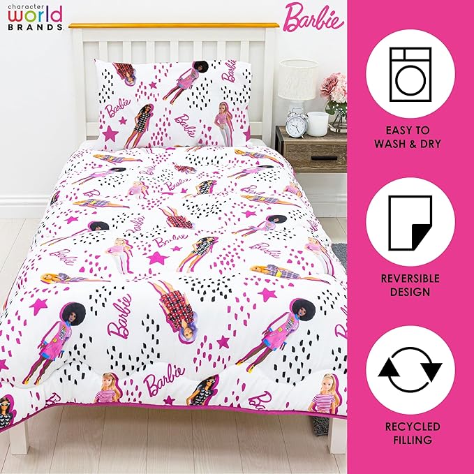 Barbie Stars Coverless Duvet