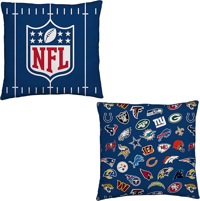 NFL American Football 'Pitch' Square Cushion