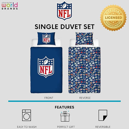 NFL 'Logo' Single Panel Duvet Set