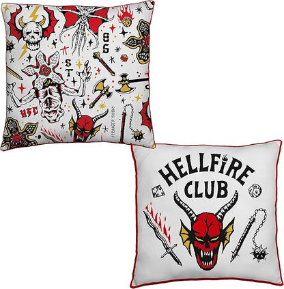 Stranger Things 'Hellfire Logo' Cushion