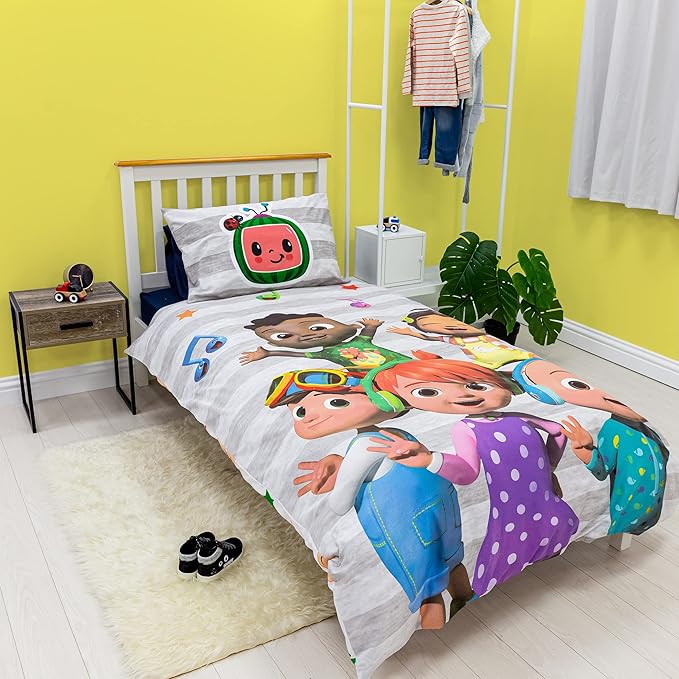 CoComelon 'Friends' Single Panel Duvet Set