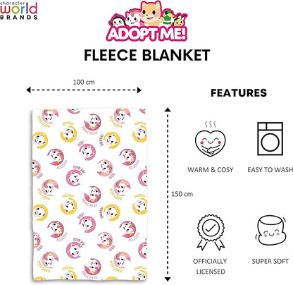 Adopt me 'The Best' Fleece Blanket