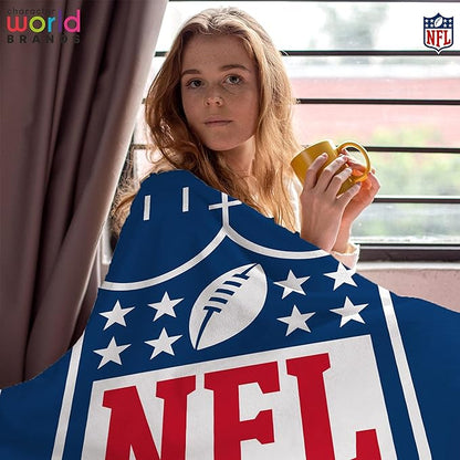 NFL American Football 'Pitch' Fleece Blanket