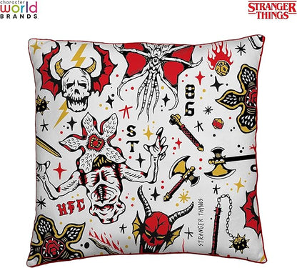 Stranger Things 'Hellfire Logo' Cushion