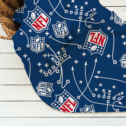 NFL American Football 'Iconic' Fleece Blanket