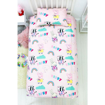 Peppa Pig 'Storm' Rotary Single Duvet Set