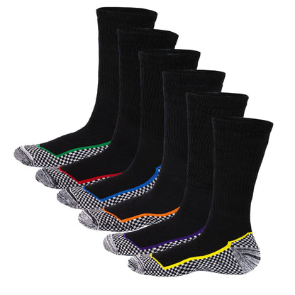 Socking 6 Pack Bamboo Work Socks - UK Shoe Size 6-11