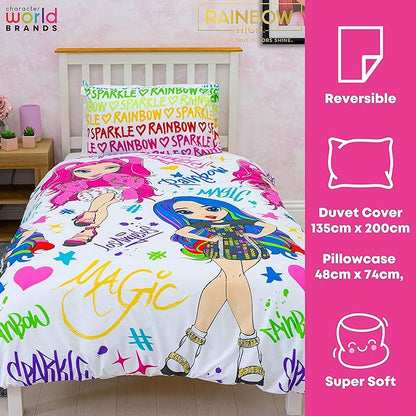 Rainbow High 'Glow 2' Duvet Set