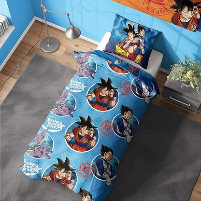 Dragon Ball Single Panel Duvet Set