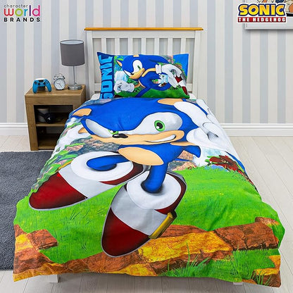 Sonic The Hedgehog 'Moves' Single Panel Duvet Set