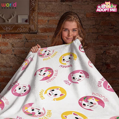 Adopt me 'The Best' Fleece Blanket