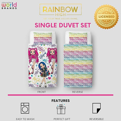 Rainbow High 'Glow 2' Duvet Set