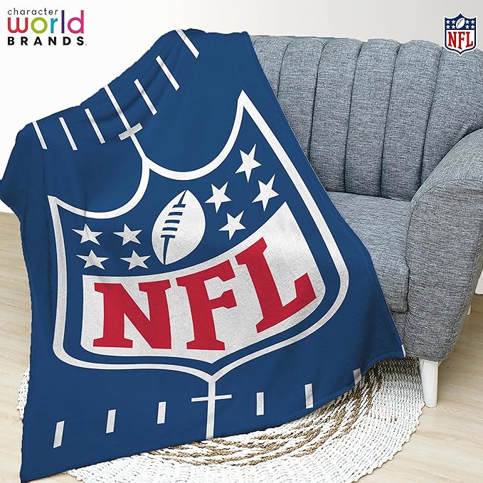 NFL American Football 'Pitch' Fleece Blanket