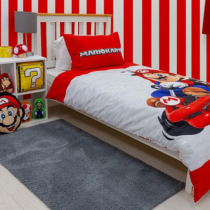 Nintendo 'Mario Kart' Single Panel Duvet Set