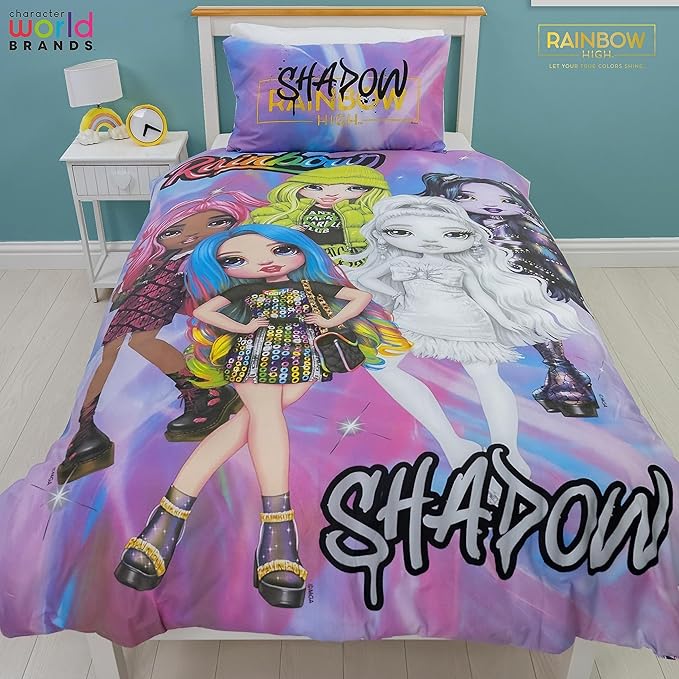 Rainbow High 'Shadow' Single Panel Duvet Set