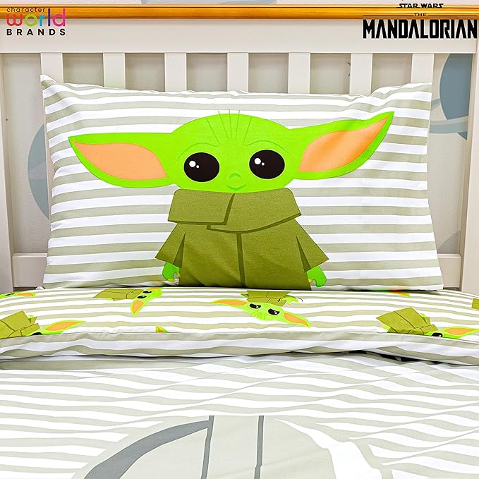 Star Wars Mandalorian 'Grogu Baby Yoda' Single Panel Duvet Set