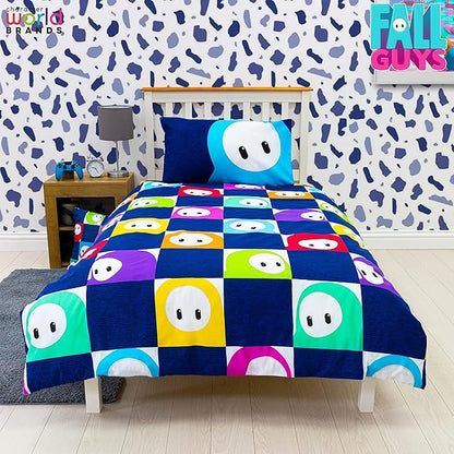 Fall Guys Single Panel Duvet Set