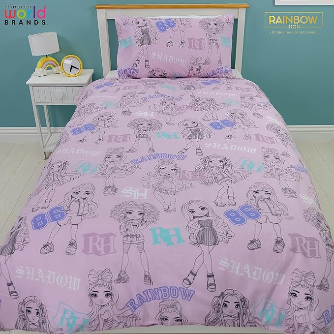 Rainbow High 'Shadow' Single Panel Duvet Set