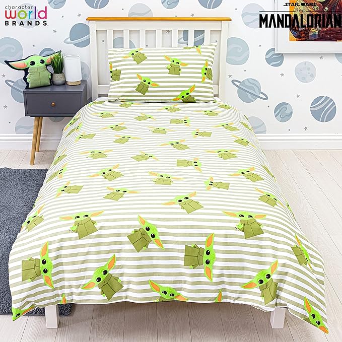 Star Wars Mandalorian 'Grogu Baby Yoda' Single Panel Duvet Set