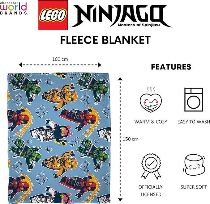 Lego 'Ninjago' Fleece Blanket