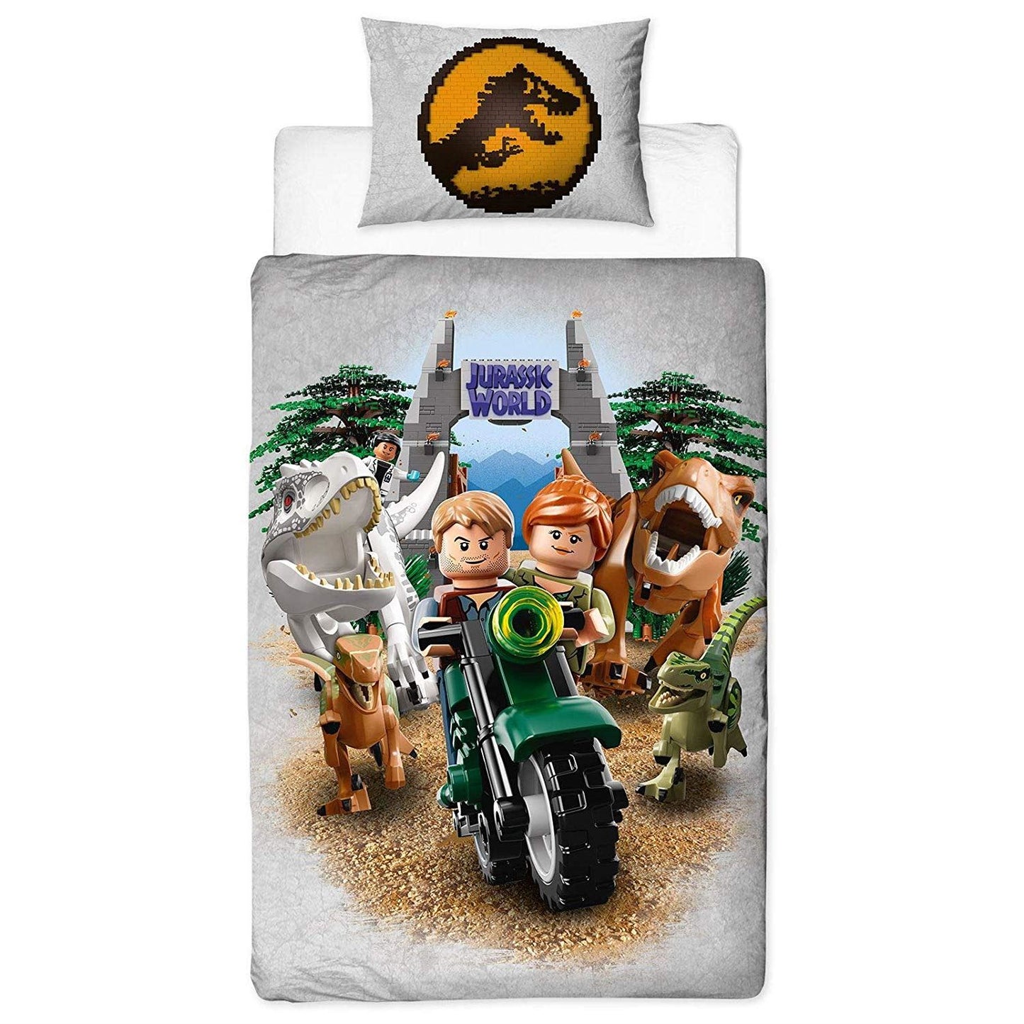 LEGO 'Jurassic World' Single Panel Duvet Set