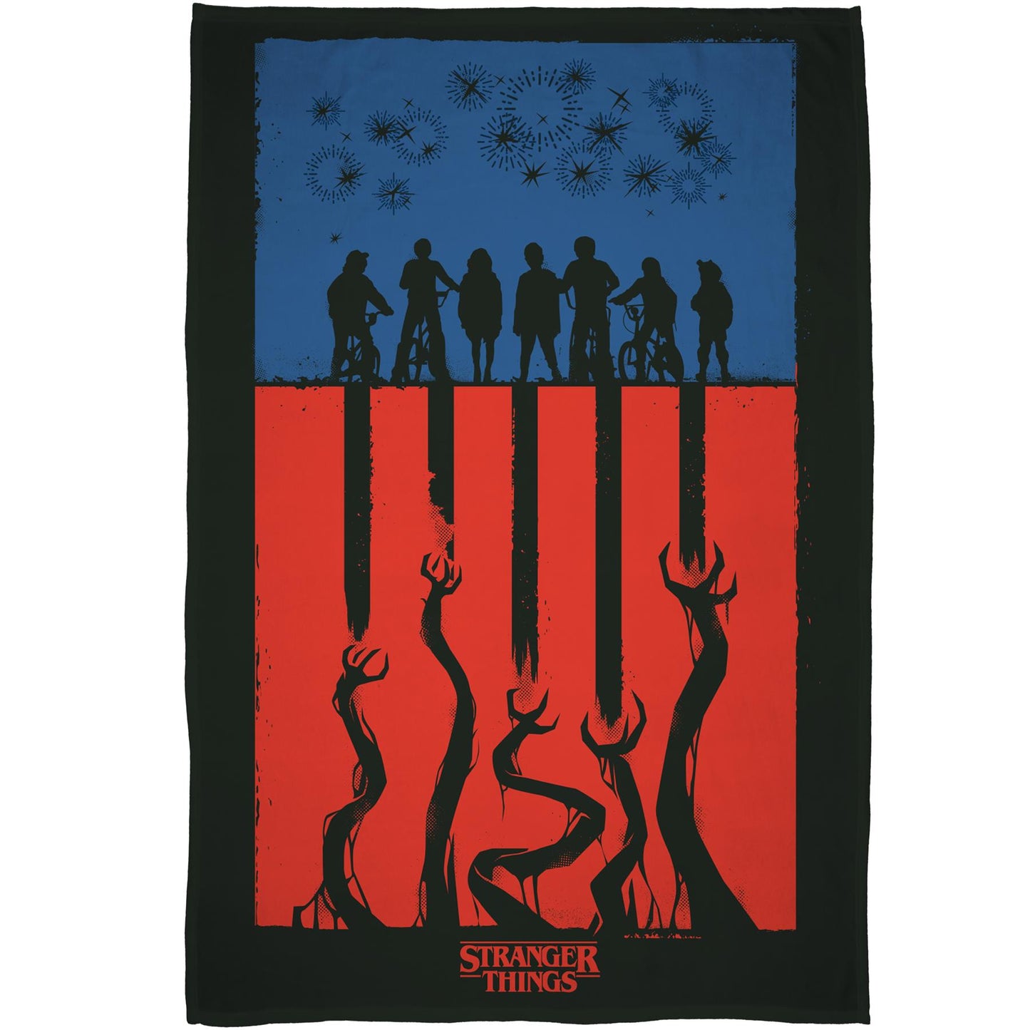 Stranger Things 'Midnight' Fleece Blanket