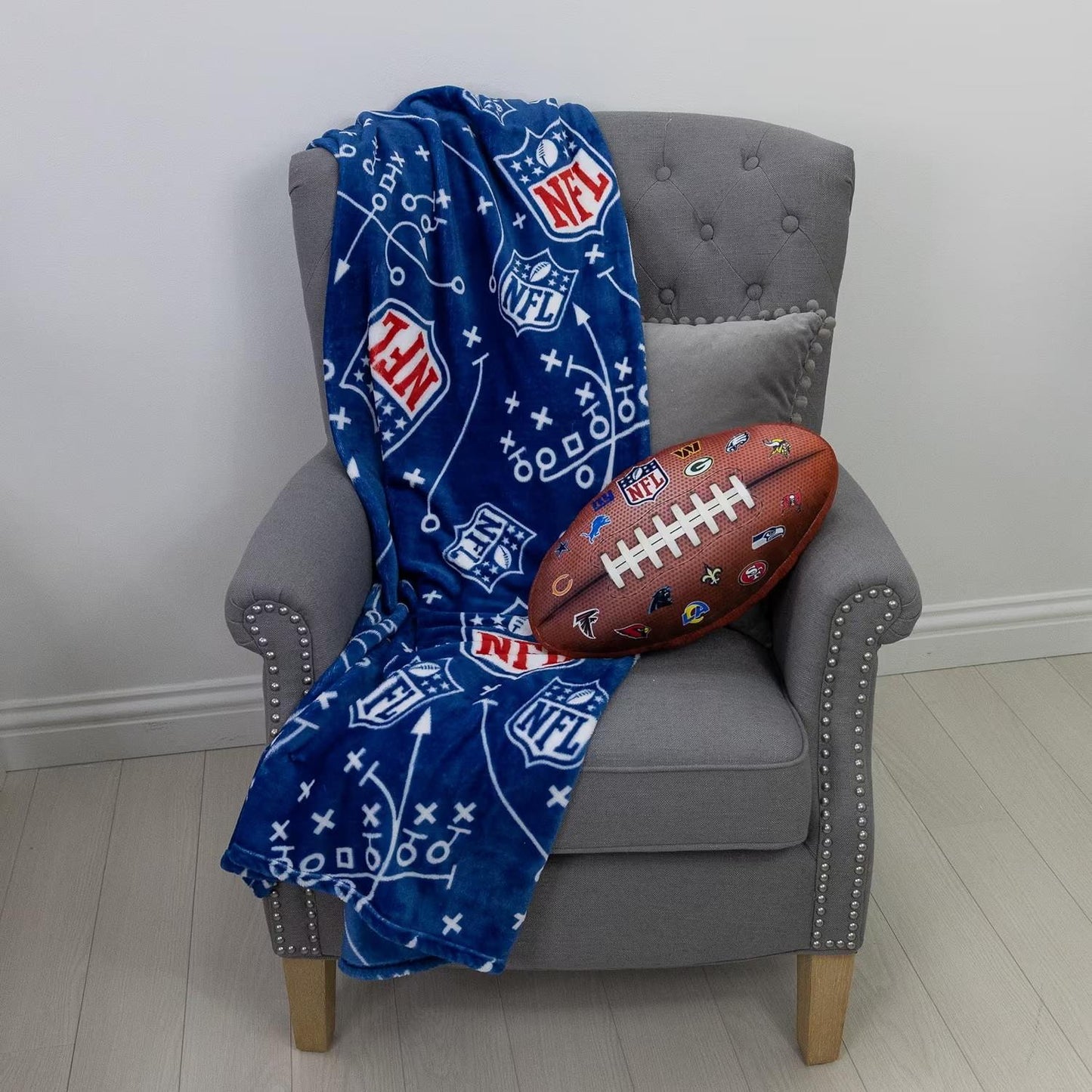 NFL American Football 'Iconic' Fleece Blanket