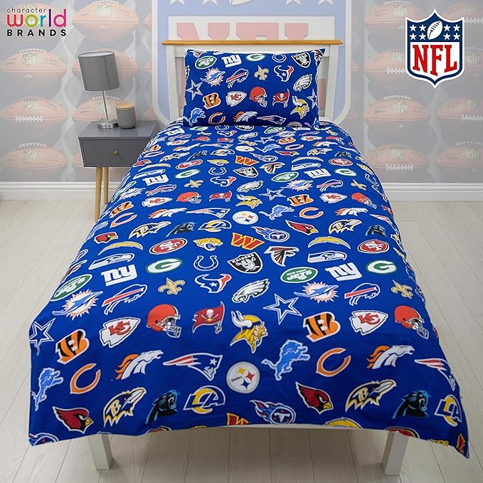 NFL 'Logo' Single Panel Duvet Set