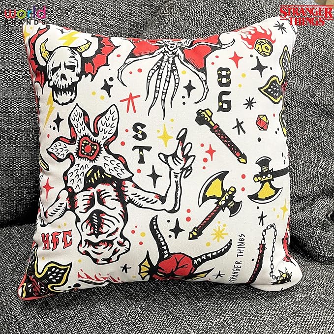 Stranger Things 'Hellfire Logo' Cushion