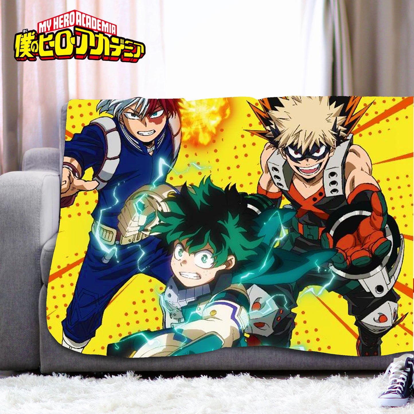 My Hero Academia Fleece Blanket – 100 x 150 cm